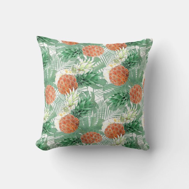 Ananas, sött par, frukt kudde (Framsida)