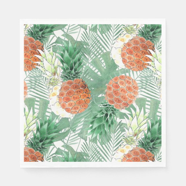 Ananas, sött par, pappersservett (Framsidan)