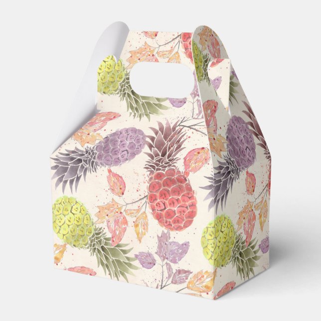 Ananas, sött par presentaskar (Framsidan Sidan)