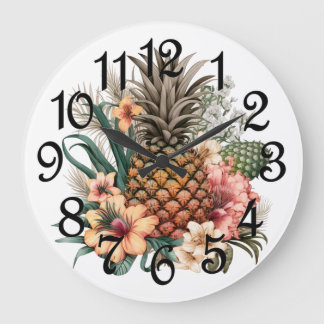 Ananas stor klocka
