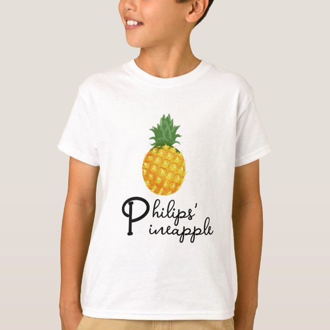 Ananas styrka: Trendig och unik P-t-shirt T Shirt (Framsida)