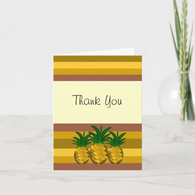 Ananas Tack Kort (Framsida)