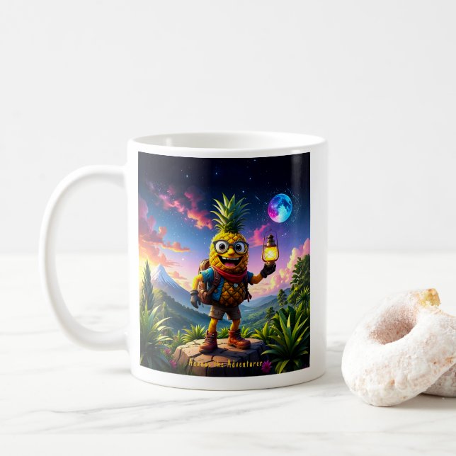 Ananas the Adventurer - Pineapple Empire Kaffemugg (Med munk)
