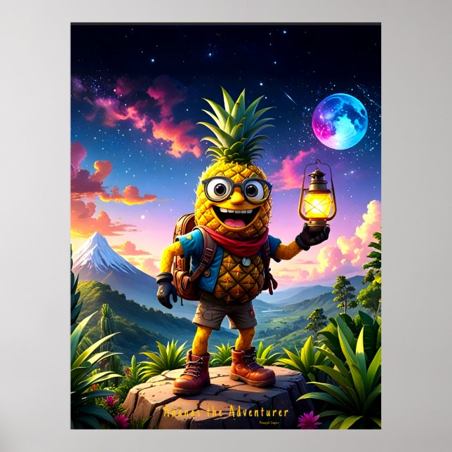 Ananas the Adventurer - Pineapple Empire Poster (Framsidan)