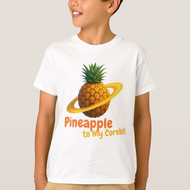 Ananas till min Corebit. T Shirt (Framsida)