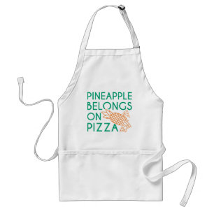 Ananas Tillhör på Pizza Förkläde