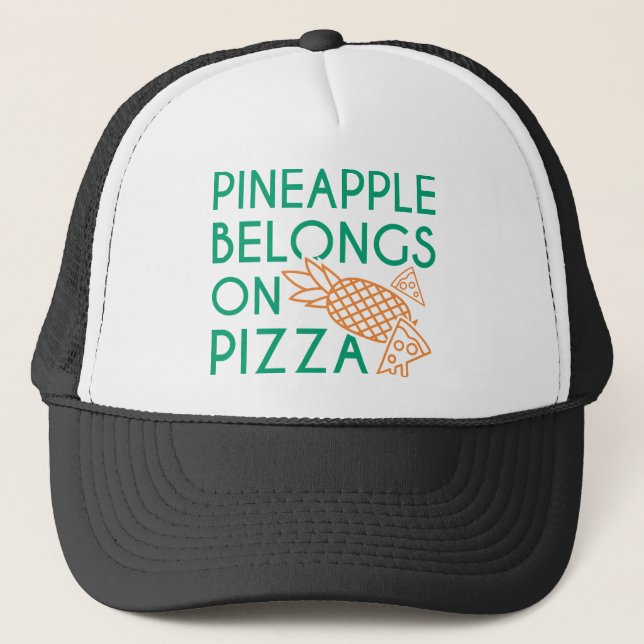 Ananas Tillhör på Pizza Keps (Framsida)