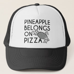 Ananas Tillhör på Pizza Keps