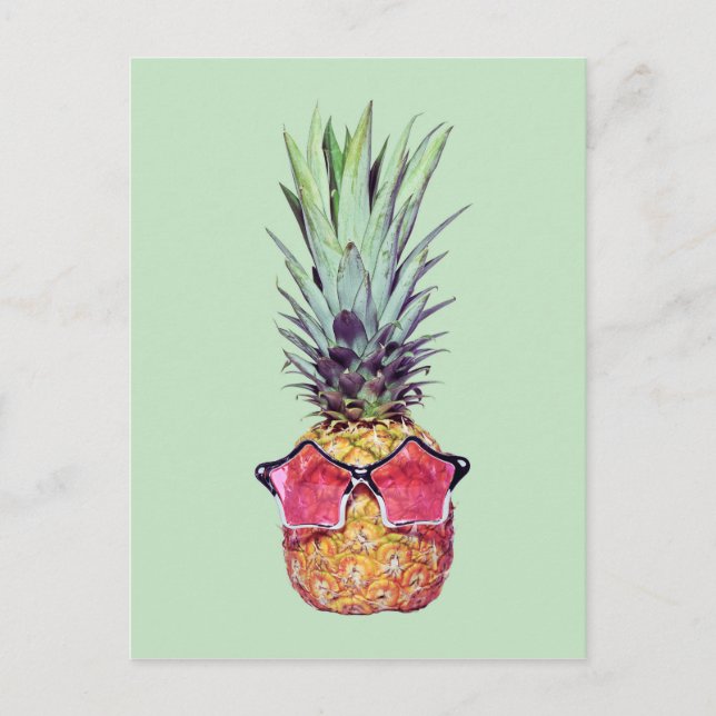 Ananas trendig vykort (Framsida)
