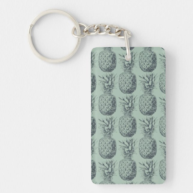 Ananas, tropiska frukter mönster-design (Framsidan)