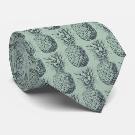 Ananas, tropiska frukter mönster-design slips