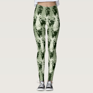 ANANAS TROPISKT MÖNSTER LEGGINGS