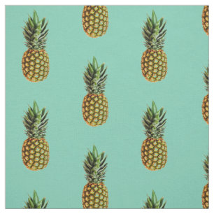 Ananas tryckt DIY-textilvävnad Tyg