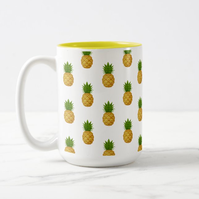 Ananas Två-Tonad Mugg (Vänster)