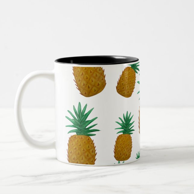 Ananas Två-Tonad Mugg (Vänster)