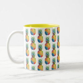 Ananas Två-Tonad Mugg