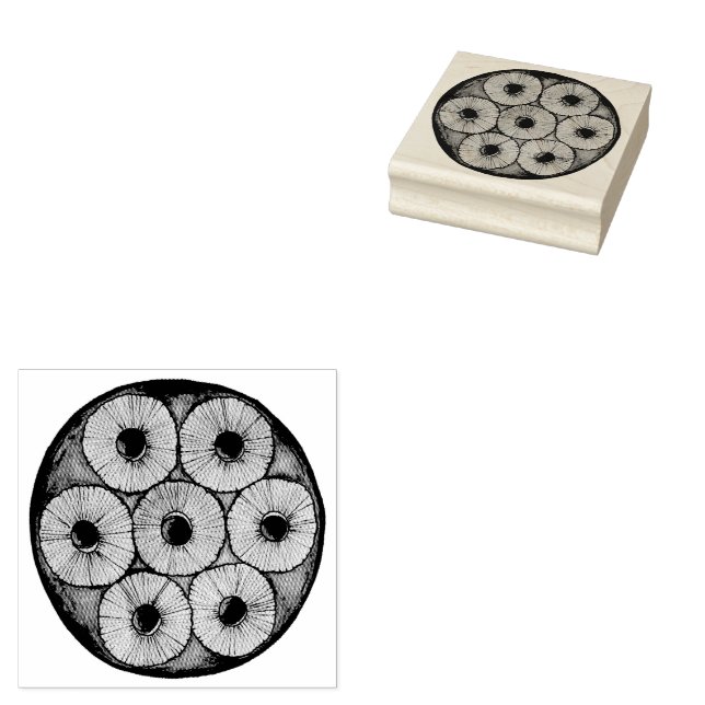 Ananas upp och ned Cake Cherries Baking Dessert Stämpel (Stämplad)