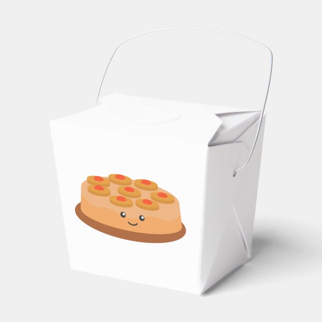 Ananas upp- och nedkummel presentaskar (Framsidan Sidan)