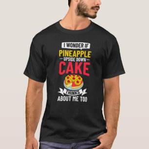 Ananas uppsida uppåt och nedåt, blandning av kumme t shirt