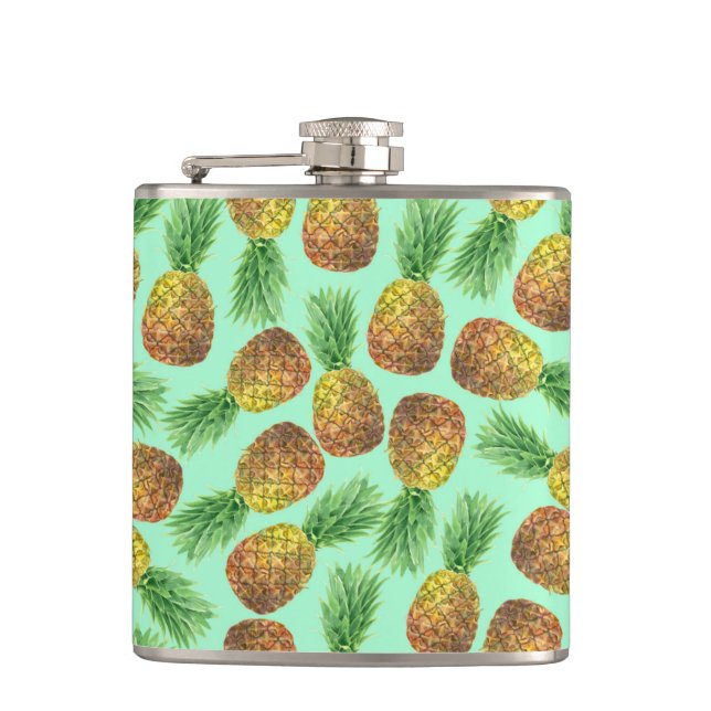 Ananas vattenfärg 2 fickplunta (Framsidan)