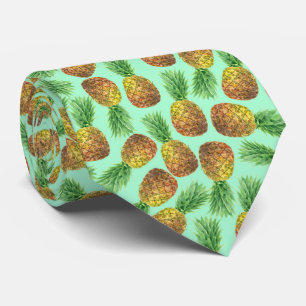 Ananas vattenfärg 2 slips