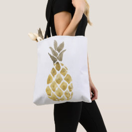 Ananas vattenfärg Enkel vattenfärg Tygkasse