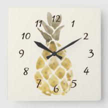 Ananas vattenfärg Land Rustic Stencil