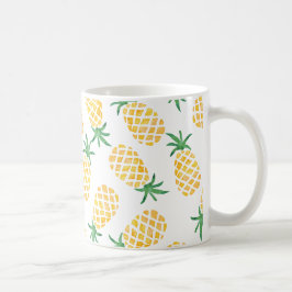 Ananas vattenfärg mugg