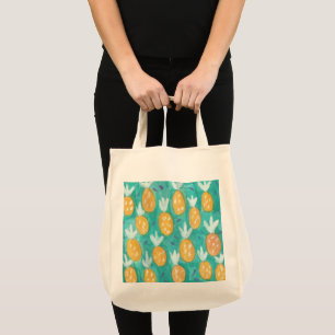 Ananas vattenfärg Skriv ut Tygkasse
