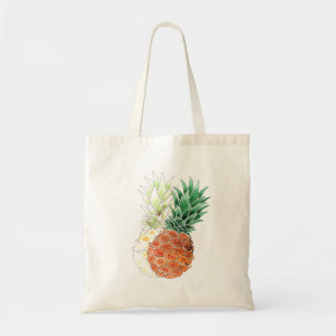 Ananas, vattenfärg. tygkasse