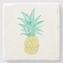 Ananas vattenfärgsmarkör Stone Underlägg