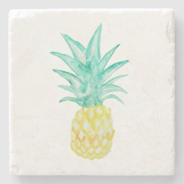 Ananas vattenfärgsmarkör Stone Underlägg