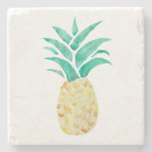 Ananas vattenfärgsmarkör Stone Underlägg