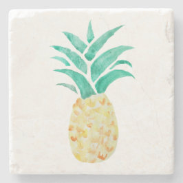 Ananas vattenfärgsmarkör Stone Underlägg