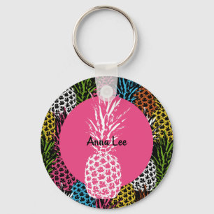Ananas Vild och Söt Nyckelring