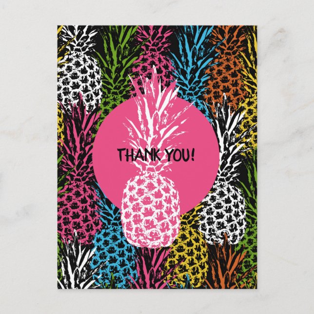 Ananas Vild och Söt Vykort (Framsida)