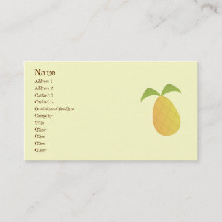 Ananas Visitkort