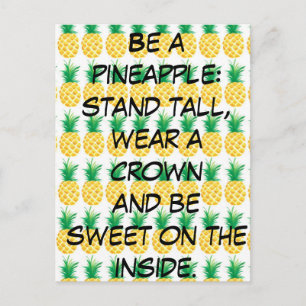 Ananas Vykort