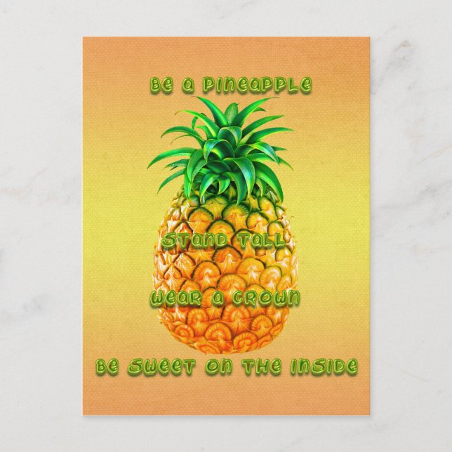 Ananas Wisdom Vykort (Framsida)
