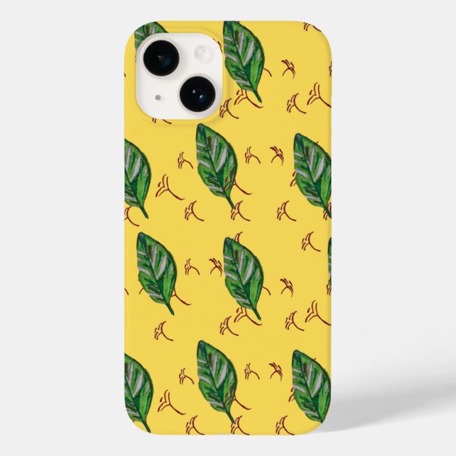 Ananasaffisch Iphone case (Baksida)