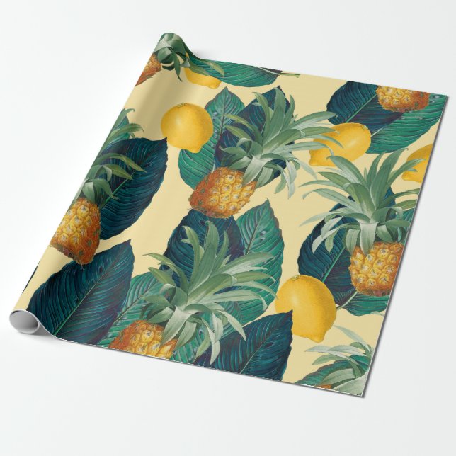 ananascitrongult presentpapper (Utrullad)