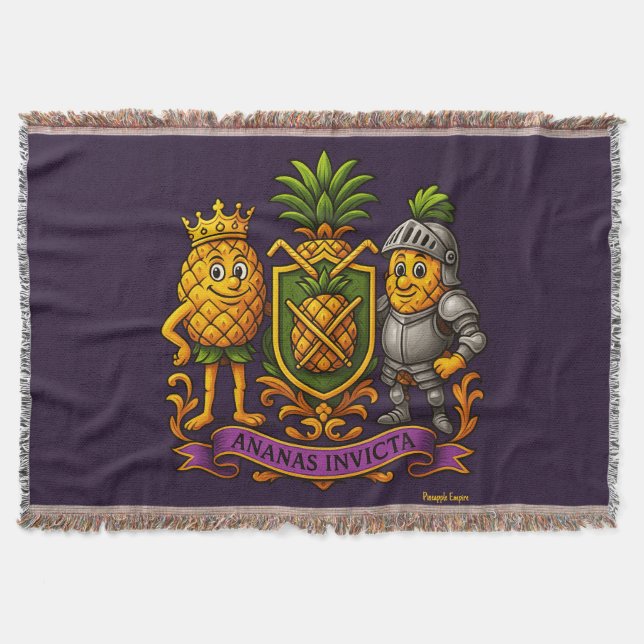 Ananasimperiet Jackar om Arm Filt (Framsidan)