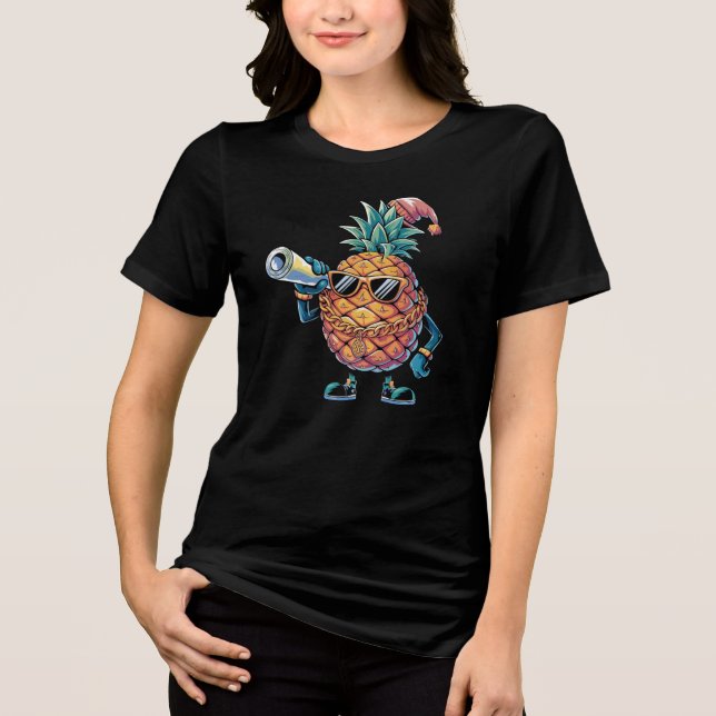 Ananasjul T Shirt (Framsida)