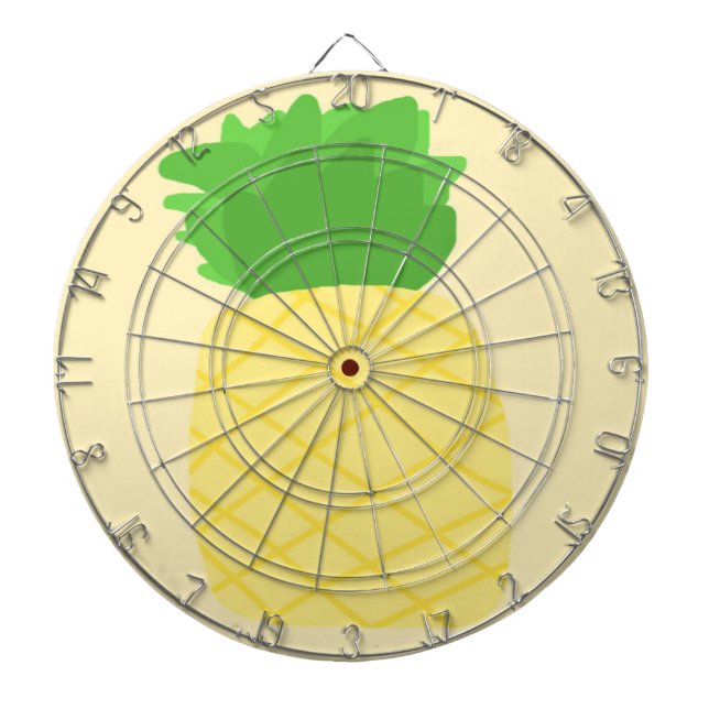 ananasmålning darttavla (Framsidan)
