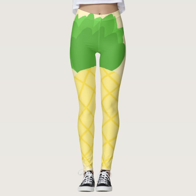 ananasmålning leggings (Framsida)