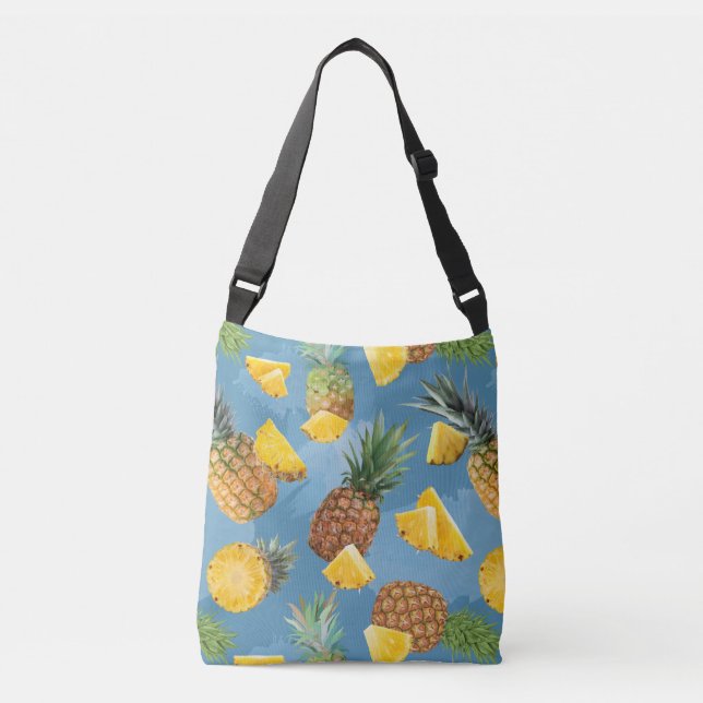 Ananasmönster 2 axelväska (Framsida)