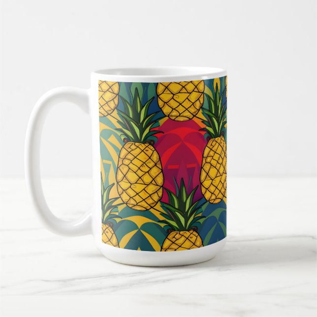 Ananasmönster  kaffemugg (Vänster)