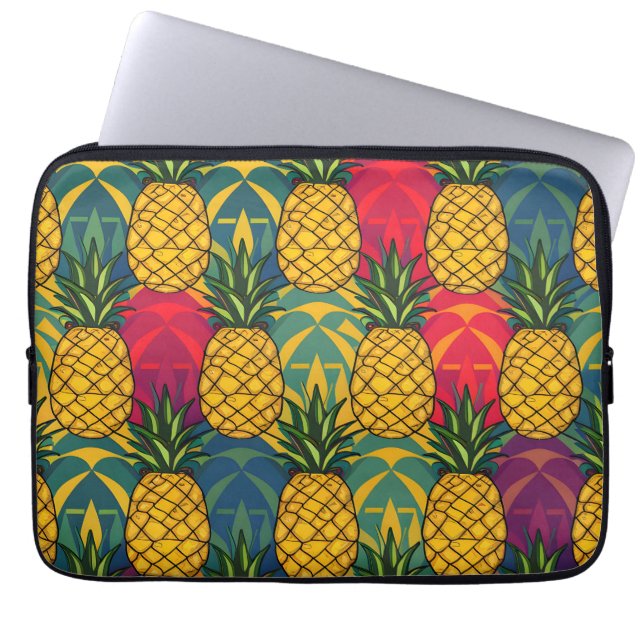 Ananasmönster  laptop fodral (Framsidan)