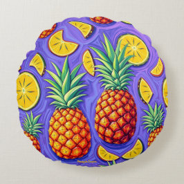 Ananaspop - Ananasimperium Rund Kudde