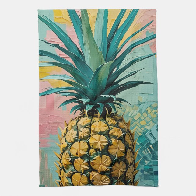 Ananassafusion Kökshandduk (Vertikal)